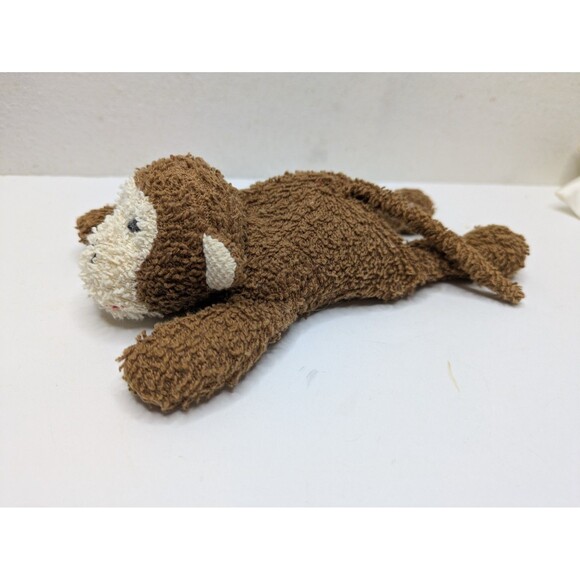Russ Berrie Luv Pets Brown Monkey Terrycloth Mini Plush Stuffed Animal Lovey - Picture 2 of 7